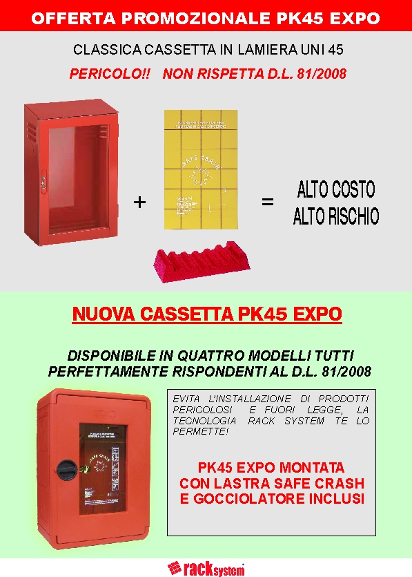 Cassetta PKexpo vs CL45